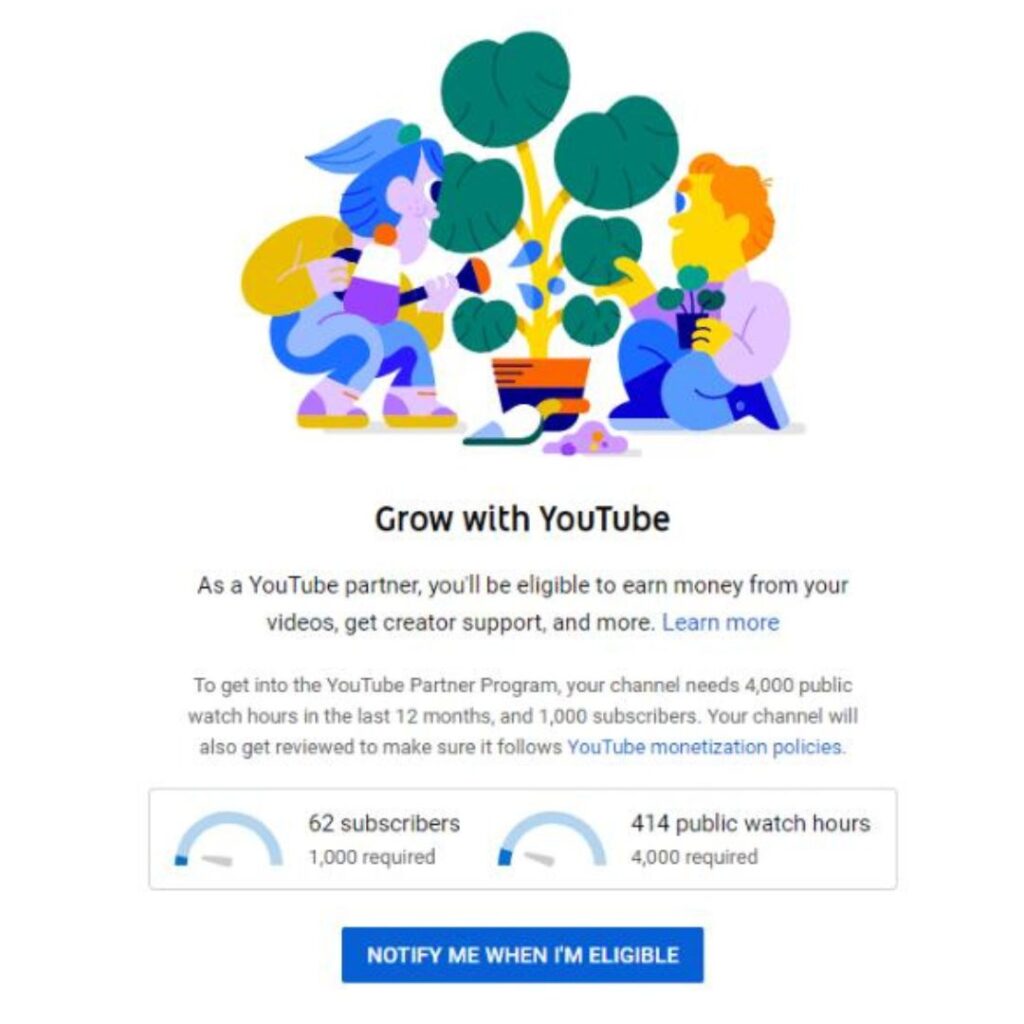 Monetizing Your Channel 1